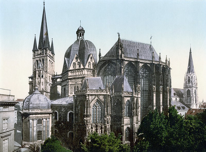 Nhà thờ chính tòa Aachen năm 1900